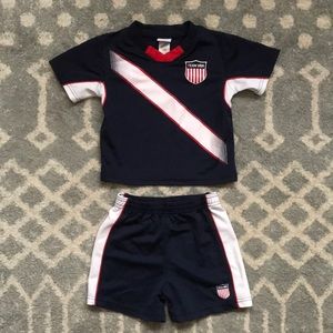 Team USA shirt and shorts set size 3T